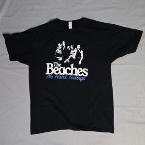 The Beaches Tour 2025 Band Black Graphic T-Shirt Size L